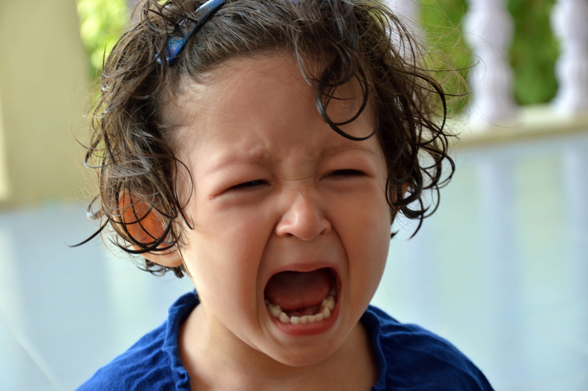 Enfant en colère